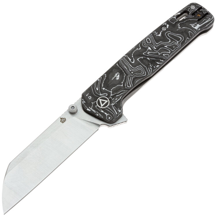 Нож QSP Penguin Plus satin сталь CPM-20CV рукоять Aluminum Foil CF/Ti (QS130XL-D1)