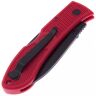 Нож Ka-Bar Dozier Folding Hunter сталь AUS-8 Black рукоять Red Zytel (KA4062RD)