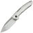 Нож WE Knife Micro Trogon bead blast сталь M390 рукоять Gray Titanium (WE24043-2)