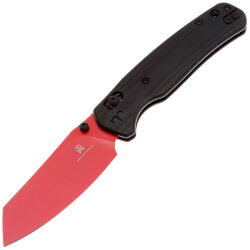 Нож Bestechman Cicada's Wing red сталь 10Cr15MoV рукоять Black G10 (BMK06F)