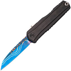 Нож Microtech Cypher II Marfione Select сталь Blued Baker Forge CopperMai рукоять Black Aluminum