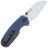 Нож Kizer Towser S satin сталь 154CM рукоять Blue Richlite