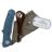 Нож Petrified Fish Warrior mini сталь K110 рукоять Blue Micarta