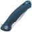 Нож Petrified Fish Warrior mini сталь K110 рукоять Blue Micarta
