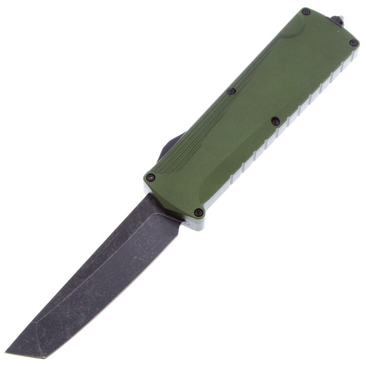 Нож Daggerr Кощей Танто Blackwash сталь D2 рукоять Olive Aluminium