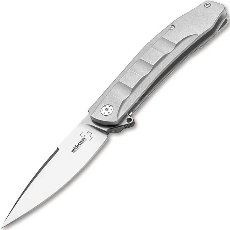 Нож Boker Plus Talpid сталь D2 рукоять Stainless Steel (01BO249)