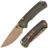Нож Kizer T1 BD sunset metal PVD сталь Nitro-V рукоять Norplex UltreX Micarta