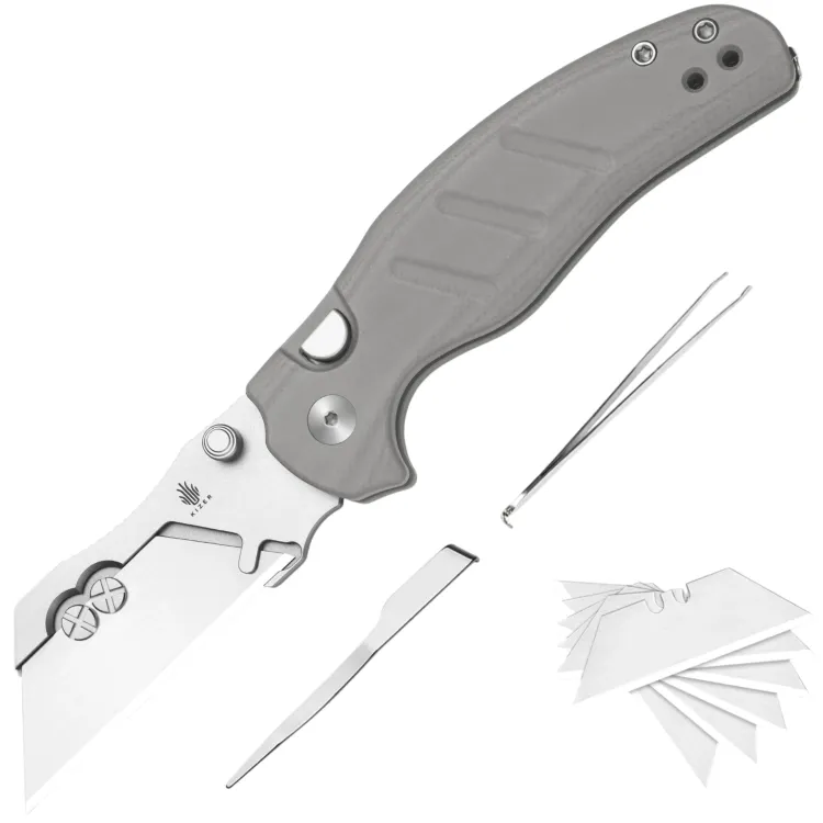 Нож Kizer C01C Uti 1 сталь 5Cr15MoV рукоять Gray G10