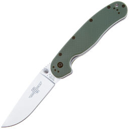 Нож Ontario RAT-1 Satin сталь AUS-8 рукоять Olive Drab GRN (8848OD)