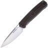 Нож Arkona Nettle F satin сталь N690 рукоять микарта black-grey