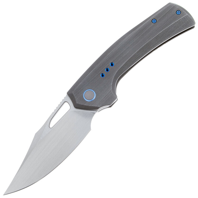 Нож WE Knife Nefaris satin сталь CPM-20CV рукоять Gray Titanium (WE22040D-1)
