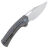 Нож WE Knife Nefaris satin сталь CPM-20CV рукоять Gray Titanium (WE22040D-1)
