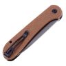 Нож CIVIVI Button Lock Elementum сталь 14C28 рукоять Brown Micarta (C2103D)