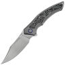 Нож WE Knife Orpheus satin сталь 20CV рукоять Gray Ti/Aluminum Foil CF (WE23009-2)