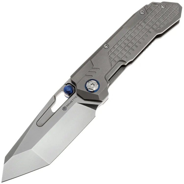 Нож Remette Cool Leopard сталь M390 рукоять Gray Titanium (RTKS-T)