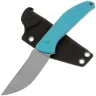 Нож Tohus knives Экара сталь Elmax рукоять Cyan G10