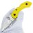 Нож Spyderco Dragonfly 2 Salt serrated сталь H2 рукоять Yellow FRN (C28SYL2)