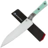 Нож кухонный Microtech 6" Utility Knife сталь M390MK рукоять Ti/Caribbean Blue G10 (3400B-10CA)