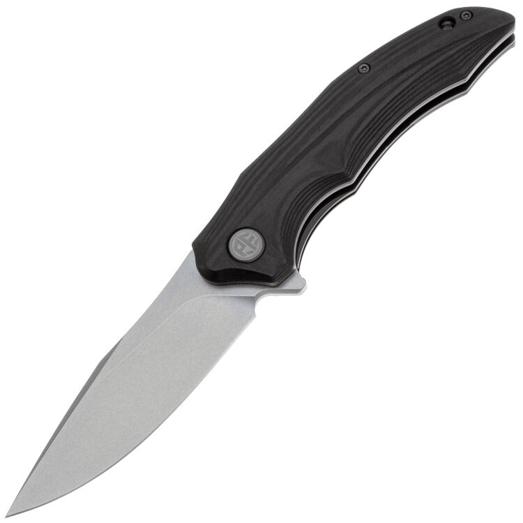 Нож Petrified Fish Hairtail stonewash сталь K110 рукоять Carbon Fiber