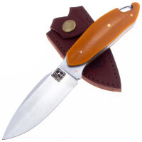 Нож 1-й Цех Экстаз сатин сталь 440C рукоять G10 оранжевый