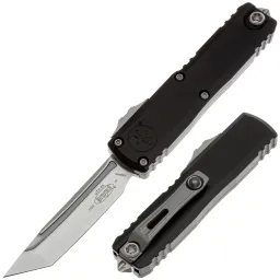 Нож Microtech UTX-85 Gen IV T/E stonewash сталь M390MK рукоять Black Aluminum (12334-10)