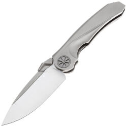 Нож Rike Knife Tissot 1 сталь M390 рукоять Grey Titanium