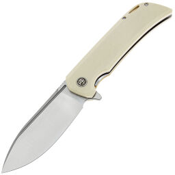Нож Petrified Fish Tunny satin сталь 14C28N рукоять White G10