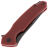 Нож Mr.Blade Hellcat Mini blackwash сталь VG-10 рукоять Burgundy G10