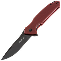 Нож Mr.Blade Hellcat Mini blackwash сталь VG-10 рукоять Burgundy G10