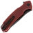 Нож Mr.Blade Hellcat Mini blackwash сталь VG-10 рукоять Burgundy G10