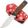 Нож Kizer Smolt Christmas collection сталь Nitro-V рукоять G10/Mkuruti Wood