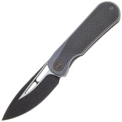 Нож WE Knife Baloo Blackwash сталь CPM-20CV рукоять Gray Ti/Twill CF (WE21033-2)