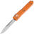 Нож Microtech Ultratech S/E stonewash сталь M390 рукоять Orange Aluminum (121-10OR)