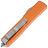 Нож Microtech Ultratech S/E stonewash сталь M390 рукоять Orange Aluminum (121-10OR)