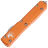 Нож Microtech Ultratech S/E stonewash сталь M390 рукоять Orange Aluminum (121-10OR)