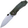 Нож Petrified Fish Havrog сталь K110 рукоять Green Micarta