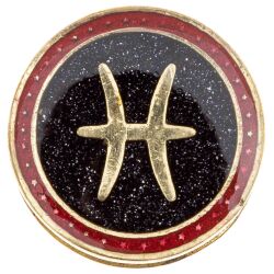 Бусина темлячная byMordor Знак зодиака Рыбы