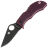 Нож Spyderco Manbug Black сталь Micro-Melt PD#1 рукоять Burgundy FRN (MBBGBKP)