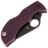 Нож Spyderco Manbug Black сталь Micro-Melt PD#1 рукоять Burgundy FRN (MBBGBKP)