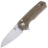 Нож Kizer Lieb M stonewash сталь 154CM рукоять Green Micarta