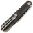 Нож Real Steel Barlow RB-1 Clip point сталь 12C27 рукоять Black Plastic (8042B)