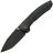 Нож WE Knife Micro Trogon blackwash сталь M390 рукоять Black Titanium (WE24043-1)