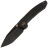 Нож WE Knife Micro Trogon blackwash сталь M390 рукоять Black Titanium (WE24043-1)