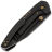 Нож WE Knife Micro Trogon blackwash сталь M390 рукоять Black Titanium (WE24043-1)