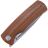 Нож Petrified Fish Beluga sandblast сталь K110 рукоять Brown Micarta
