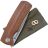 Нож Petrified Fish Beluga sandblast сталь K110 рукоять Brown Micarta