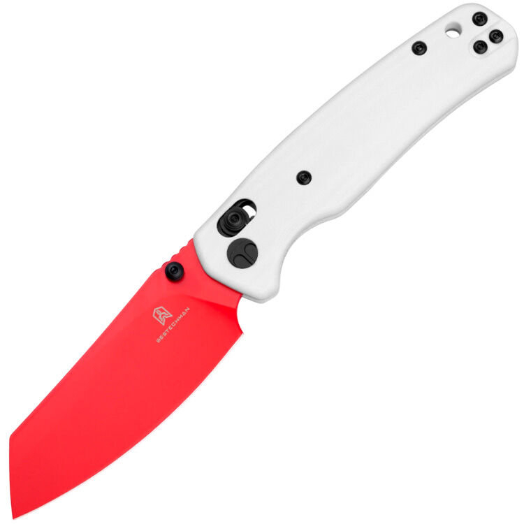 Нож Bestechman Cicada's Wing red сталь 10Cr15MoV рукоять White G10 (BMK06G)