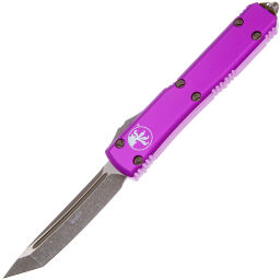 Нож Microtech Ultratech T/E Bronze Apocalyptic сталь M390 рукоять Violet Aluminium (123-13APVI)