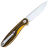 Нож Petrified Fish Skipper сталь D2 рукоять Black/Yellow G10