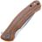 Нож Petrified Fish Warrior mini сталь K110 рукоять Brown Micarta